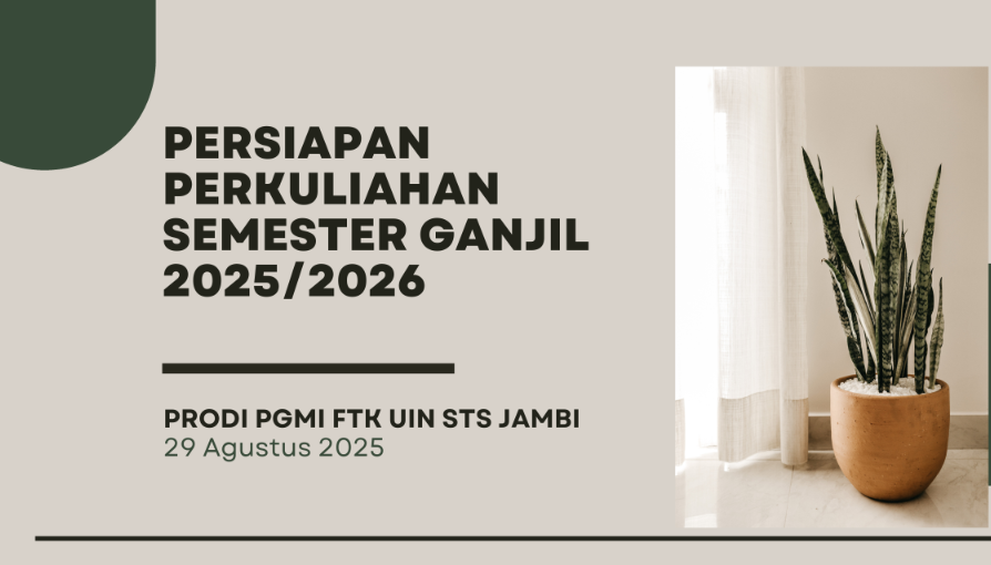 PGMI FTK UIN Sulthan Thaha Saifuddin Jambi Gelar Rapat Evaluasi dan Persiapan Perkuliahan Semester Ganjil 2025/2026