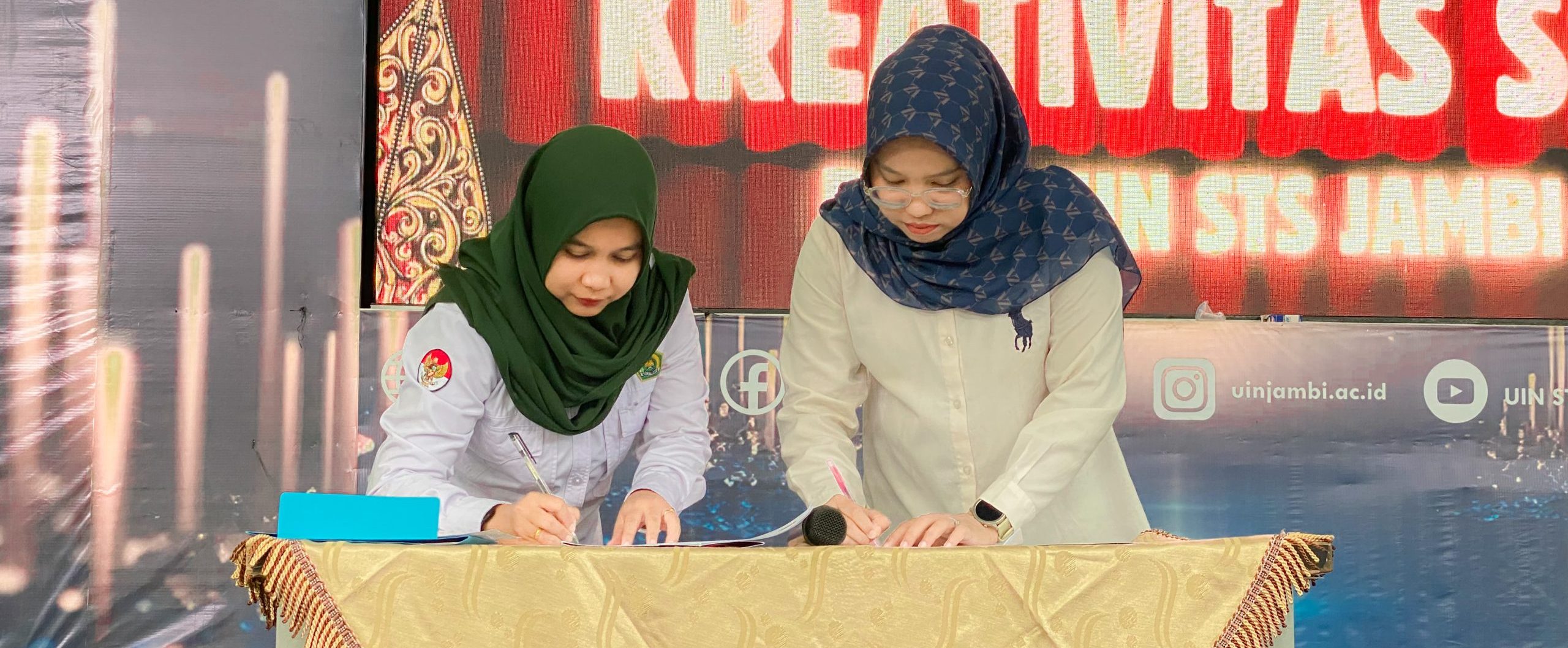 Penandatanganan MoA dan IA antara Prodi PGMI INISMA Jambi dan PGMI UIN Sulthan Thaha Saifuddin Jambi