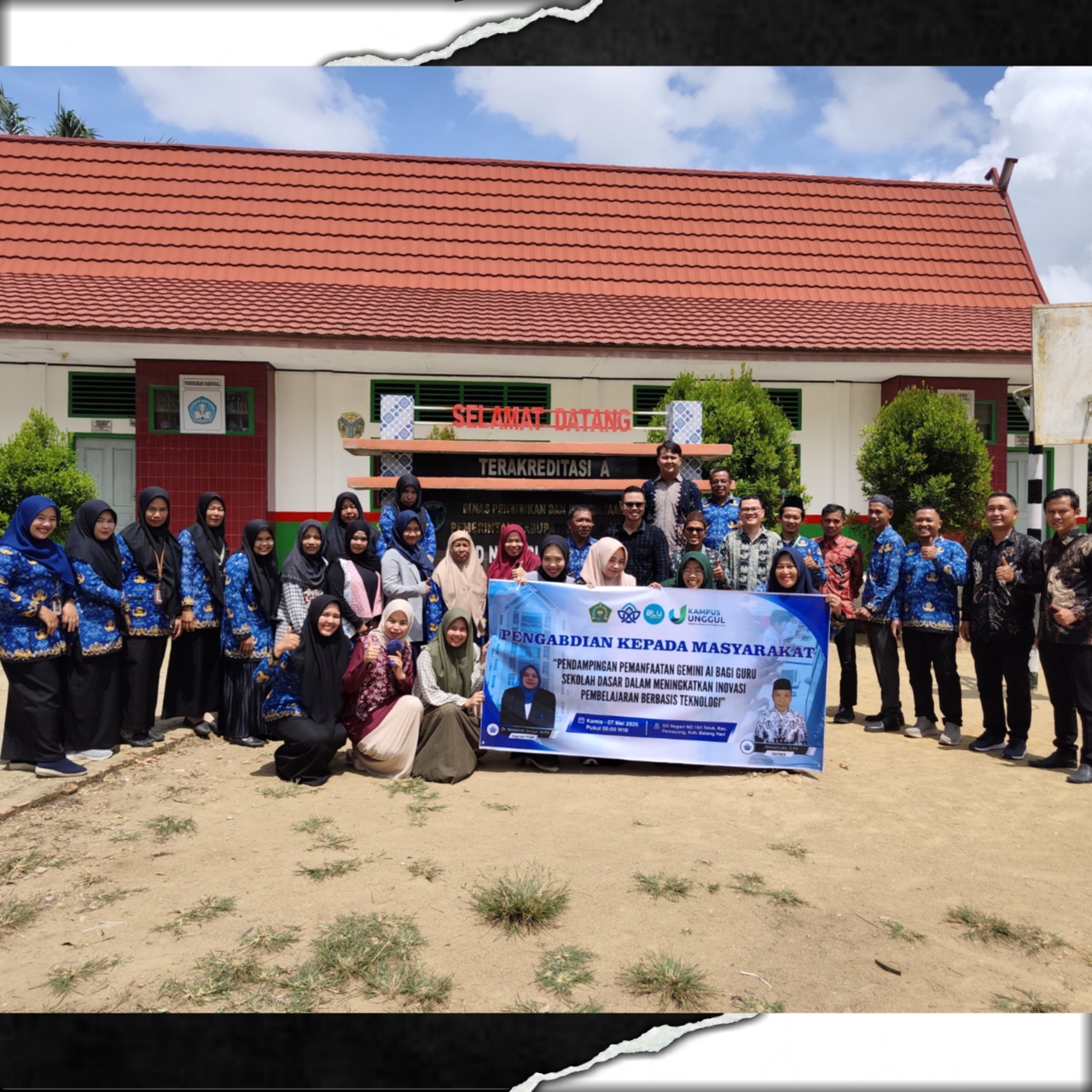 Dosen PGMI Gelar Pendampingan Gemini AI di SD 81/I Teluk: Transformasi Digital Guru Melalui Inovasi Pembelajaran